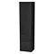 Miller - New York Tall Cabinet with Door Storage & Drawers - Black Large Image