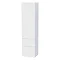 Miller - New York Tall Cabinet with Door Storage & Drawers - White Large Image