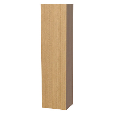 Miller - New York Tall Cabinet with Door Storage - Oak Profile Large Image