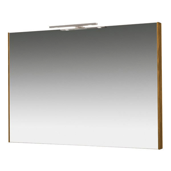 Miller - Nova 100 Illuminated Mirror - Oak Large Image