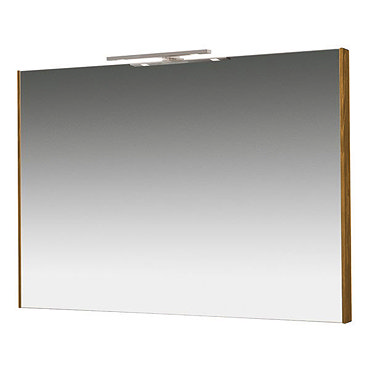 Miller - Nova 100 Illuminated Mirror - Oak Profile Large Image