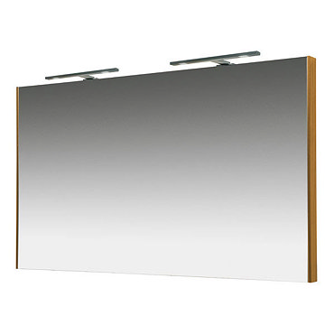 Miller - Nova 120 Illuminated Mirror - Oak Profile Large Image