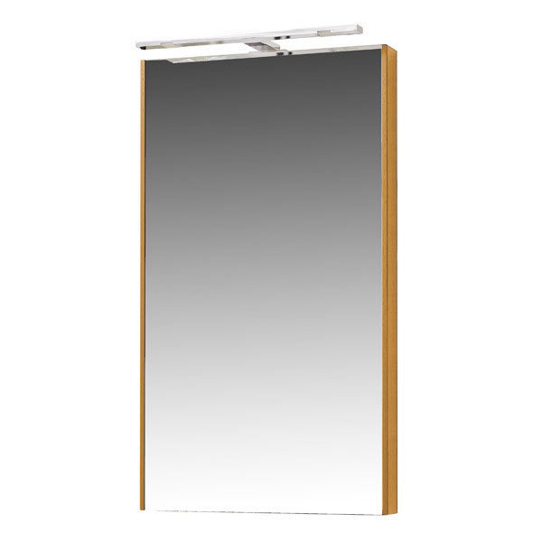 Miller - Nova 40 Illuminated Mirror - Oak Large Image