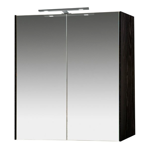 Miller - Nova 60 Illuminated Mirror Cabinet - Black Large Image