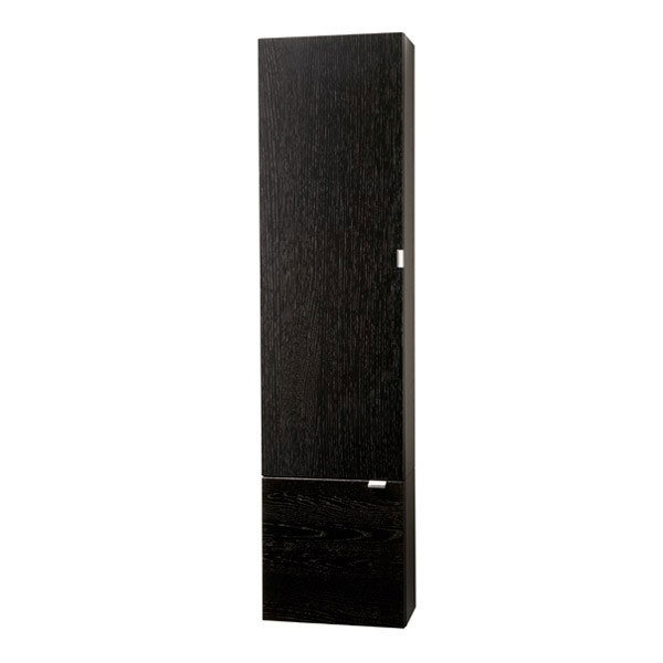 Miller - Nova Two Door Tall Cabinet - Black Large Image
