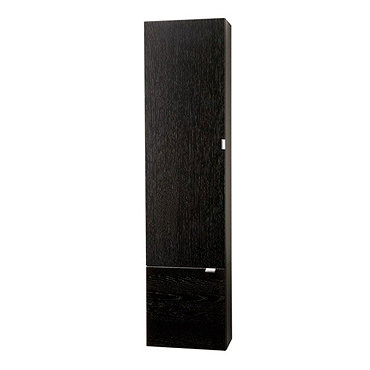 Miller - Nova Two Door Tall Cabinet - Black Profile Large Image