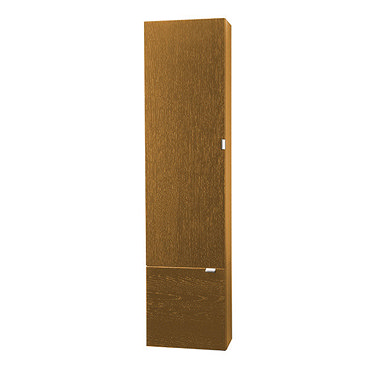 Miller - Nova Two Door Tall Cabinet - Oak Profile Large Image