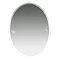 Miller Oslo 400 x 505mm Polished Nickel Oval Bevelled Mirror - 8000MN