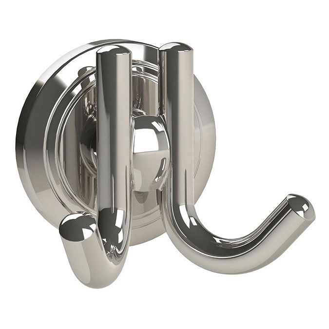 Miller Oslo Polished Nickel Double Hook - 8023MN Large Image