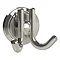 Miller Oslo Polished Nickel Double Hook - 8023MN Large Image