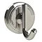 Miller Oslo Polished Nickel Single Hook - 8022MN Large Image