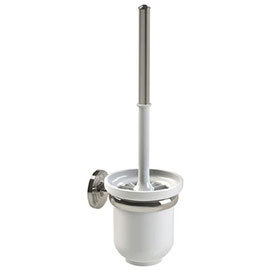 Miller Oslo Polished Nickel Toilet Brush Set - 8021MN Medium Image