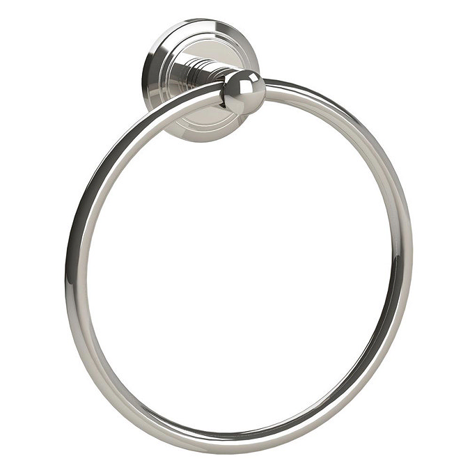 Miller Oslo Polished Nickel Towel Ring - 8005MN Large Image