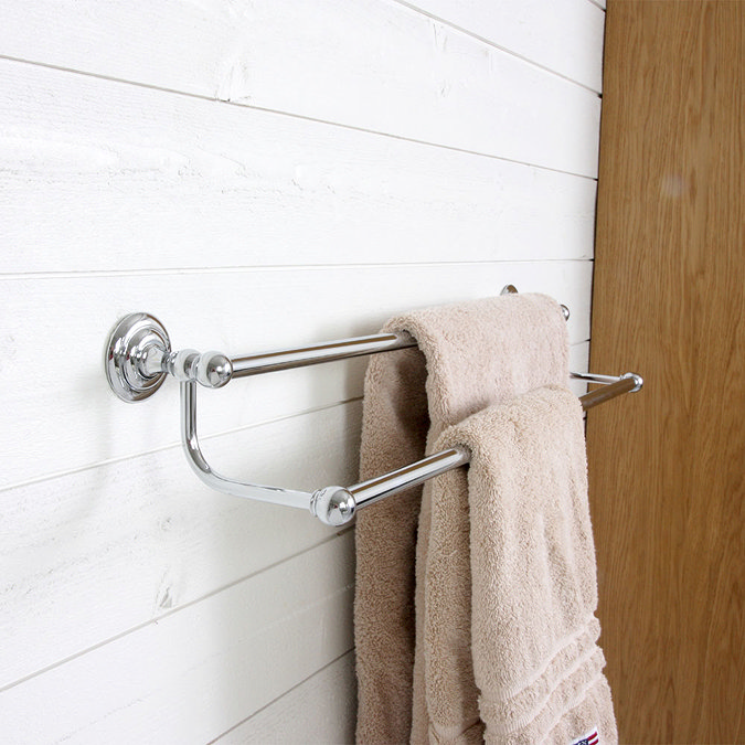 Miller - Richmond Double Towel Rail - 6627C Profile Large Image