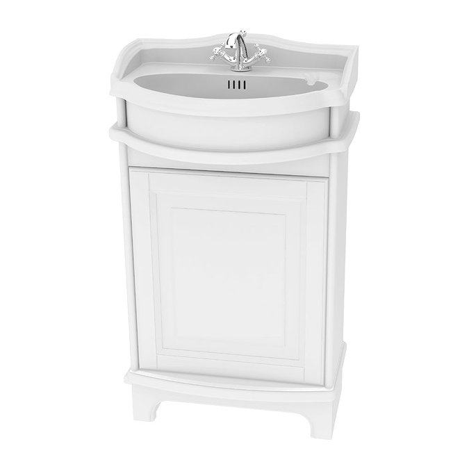 Miller - Traditional 1903 50 Single Door Vanity Unit with Ceramic Basin Large Image