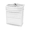 Miller - Traditional 1903 65 Wall Hung Two Drawer Vanity Unit with Ceramic Basin Large Image