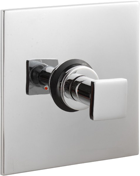 Milo Concealed Thermostatic Sequential Shower Valve with Square Plate Large Image