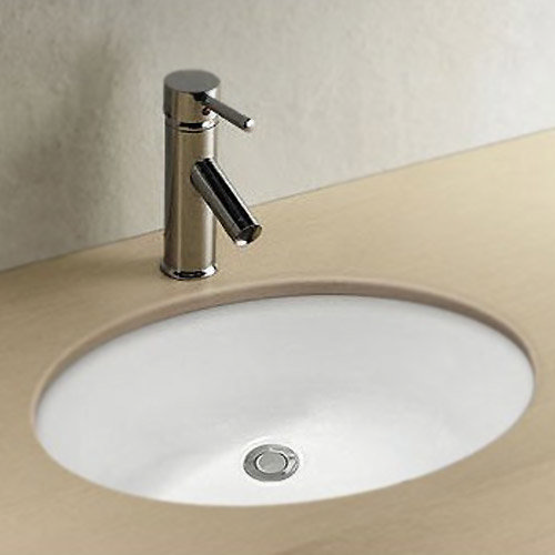 Milos Oval Under Counter Basin 0TH - 495 x 420mm Large Image