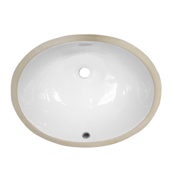 Milos Oval Under Counter Basin 0TH - 565 x 390mm  Profile Large Image