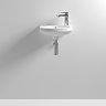 Milton 350 x 280 Wall Hung Compact Basin (1 Tap Hole)  Profile Large Image