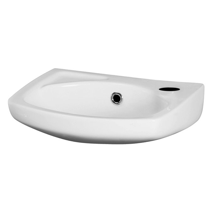Milton 350 x 280 Wall Hung Compact Basin (1 Tap Hole) Large Image