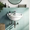 Milton 500 x 385 Traditional Wall Hung Basin (1 Tap Hole)  Profile Large Image