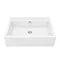 Milton 600 x 460mm Wall Hung Rectangular Basin (0 Tap Hole) Includes Wall Fixing Screws Large Image