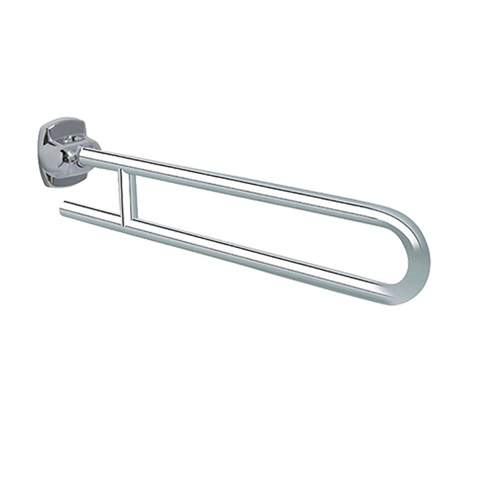 Milton 650mm Stainless Steel Folding Grab Rail Large Image