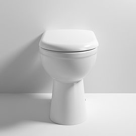 Milton Classic Comfort Height BTW Toilet Pan + Soft Close Seat Medium Image