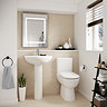 Milton Comfort Height Close Coupled Toilet + Soft Close Seat