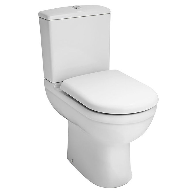 Milton Comfort Height Close Coupled Toilet + Soft Close Seat  Profile Large Image