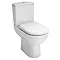 Milton Comfort Height Close Coupled Toilet + Soft Close Seat  Profile Large Image