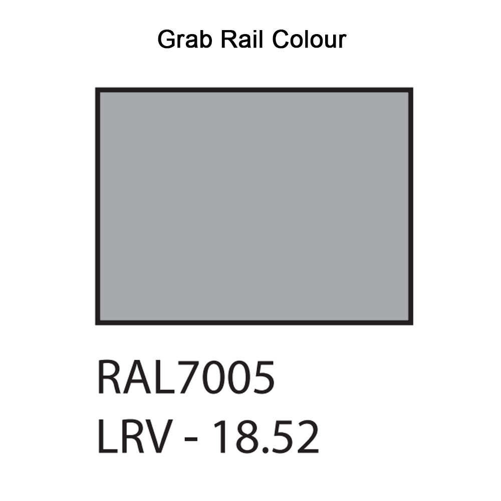 Milton Doc M Pack Accessible Bathroom Toilet, Basin + Grey Grab Rails
