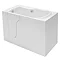 Milton Luxury Walk In 1275mm Easy Access Deep Soak Bath inc. Front + End Panels  Profile Large Image