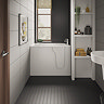 Milton Luxury RH Walk In 1275mm Easy Access Deep Soak Bath inc. Front + End Panels Large Image