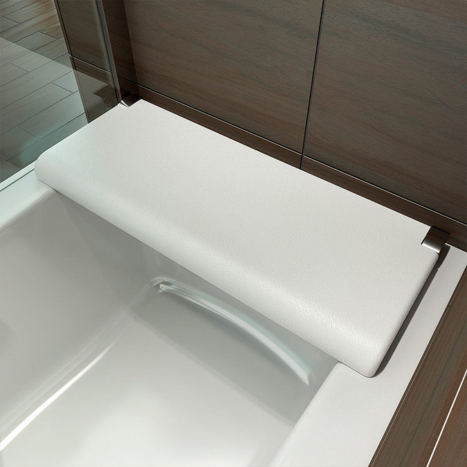 Milton Luxury Walk In 1800mm Bath inc. Screen, Fold Down Seat, Front + End Panels  Standard Large Im