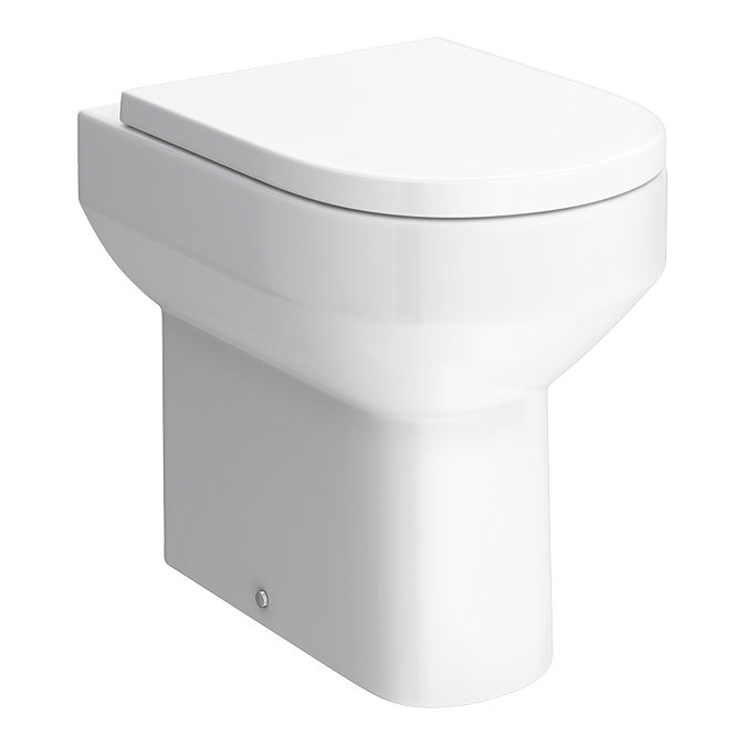 Milton Modern Round Comfort Height BTW Pan + Soft Close Seat Profile Large Image