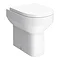 Milton Modern Round Comfort Height BTW Pan + Soft Close Seat Profile Large Image