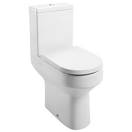 Milton Modern Round Comfort Height Toilet + Soft Close Seat Medium Image