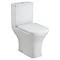 Milton Modern Square Comfort Height Toilet + Soft Close Seat Large Image