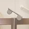 Milton Silver Front Access Half Height Twin Bi-Fold Inline Shower Doors - Right Hand Feature Large