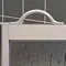 Milton Silver Front Access Half Height Twin Bi-Fold Inline Shower Doors - Right Hand Standard Large