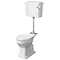 Milton Traditional Comfort Height Mid-Level Toilet + White Soft Close Seat Large Image