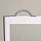 Milton White Corner Access Half Height Shower Doors - Left Hand Profile Large Image