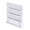 Milton White Folding Wall Mounted Shower Seat  Profile Large Image