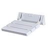 Milton White Folding Wall Mounted Shower Seat Large Image