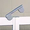 Milton White RH Front Access Half Height Bi-Fold Shower Door Profile Large Image