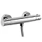 Minimalist Chrome Bar Thermostatic Shower Valve Large Image