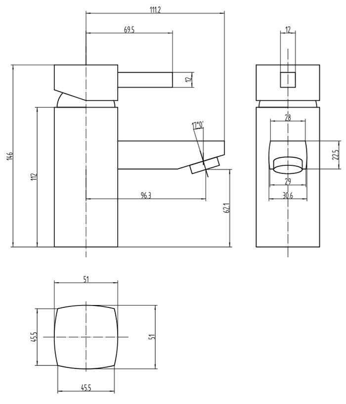 Milan Minimalist Compact Complete Bathroom Package