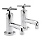 Ultra Minimalist Helix Crosshead Basin Taps - Chrome - PK301PK340 Large Image